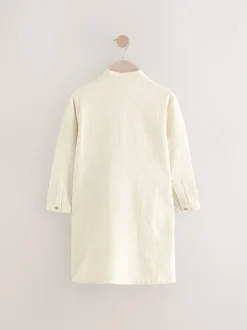 Next - Eid Kurta (3mths-16yrs) Jacqard texturé écru