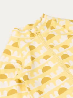 KIDLY by MORI Jaune - Combinaison Sunsafe à manches 3/4 Hot