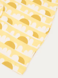 KIDLY by MORI Jaune - Combinaison Sunsafe à manches 3/4 Hot