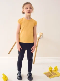 Next - Lot de 2 t-shirts à manches bouffantes (3-16ans) Jaune Best