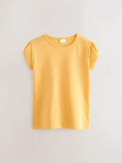 Next - Lot de 2 t-shirts à manches bouffantes (3-16ans) Jaune Best