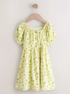 Next Jaune - Robe à manches courtes (3-16ans) Hot