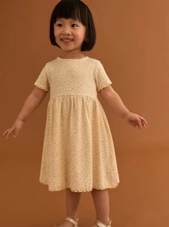 Next - Robe en jersey côtelé (3mths-7yrs) Jaune New