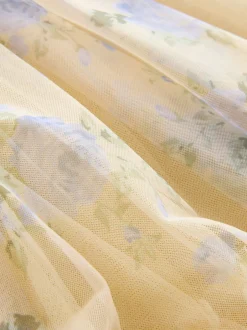 Next Jaune - Robe en maille à épaules volantées (3mois7ans) Discount