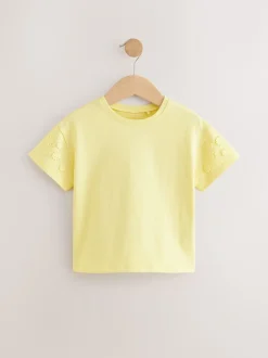 Next Jaune - T-shirt 100% coton Daisy à manches courtes (3mois-7ans) Best