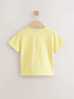 Next Jaune - T-shirt 100% coton Daisy à manches courtes (3mois-7ans) Best