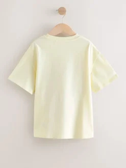 Next Jaune - T-shirt graphique oversize Nirvana (3-16ans) Clearance