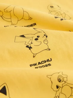 Next - T-shirt Pokémon à manches courtes (3-16ans) Jaune Best