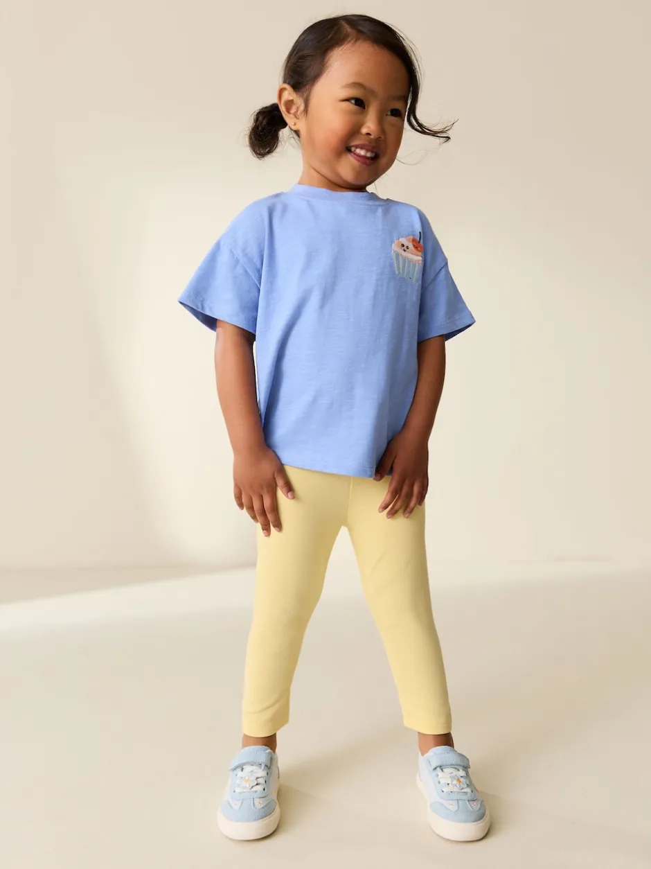 Next Jaune citron - Legging en jersey (3mois-7ans) Outlet