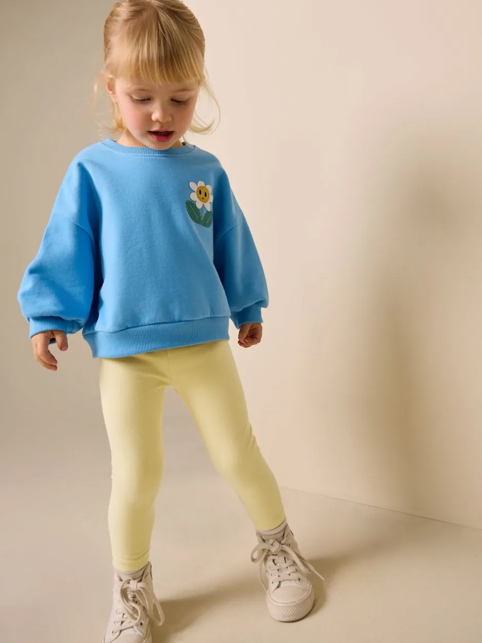 Next Jaune citron - Legging en jersey (3mois-7ans) Outlet