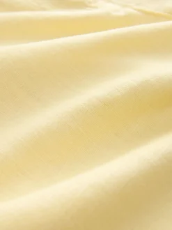 Next Jaune citron - Shorts de genou de mélange de lin New