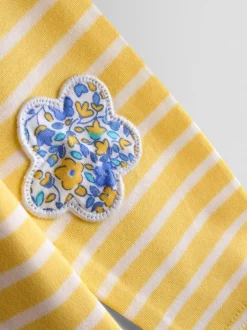 Jojo Maman Bébé Jaune clair - Haut Breton à poche canard