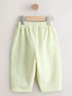 Next Jaune motif citrons - Pantalons avec ornements style tonneau (3mois-7ans) Hot