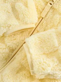 Next Jaune motif lapin - Veste zippée à capuche en polaire bébé (0mois-2ans) Hot