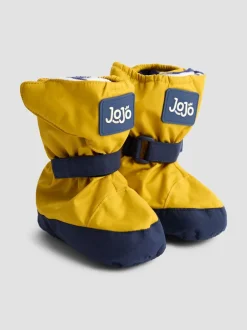 Jojo Maman Bébé Jaune moutarde - Bottines imperméables doublées en polaire Bébé Online