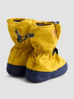 Jojo Maman Bébé Jaune moutarde - Bottines imperméables doublées en polaire Bébé Online