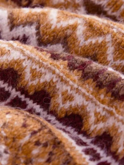 Laura Ashley Jaune moutarde - Débardeur Fairisle en maille Sale
