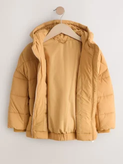 Next jaune ocre - Shower Resistant Square Quilted Coat (3-16yrs) Clearance