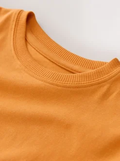 Next - T-shirt confortable à manches longues (3-16 ans) jaune ocre Clearance