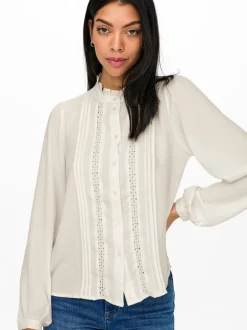 JDY Chemises Manches longues avec dentelle New