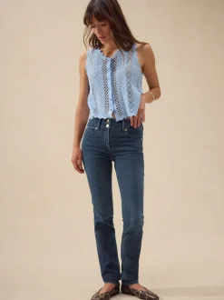 Next Jean bleu foncé - Jean slim rehaussant et galbant Sale