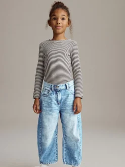 Next Jean bleu moyen - Jean Barrel Volume (3-16ans)