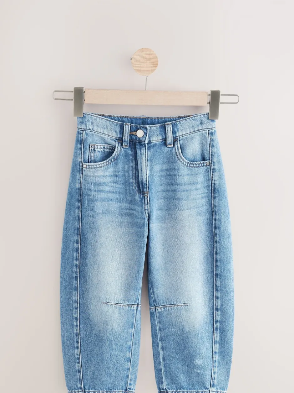 Next Jean bleu moyen - Jean Barrel Volume (3-16ans)
