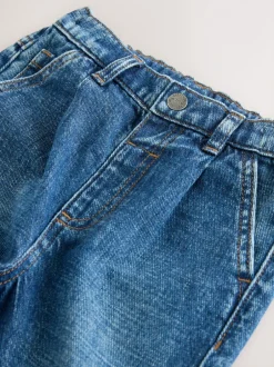 Next Jean bleu moyen - Jeans à plis (3mths-7yrs) Sale