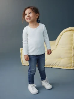 Next Jean bleu moyen - Jeggings à taille élastiquée (3mois-7ans) New
