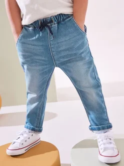 Next Jean délavage moyen - Jeans Pull-On Super Doux Avec Extensible (3mths-7yrs) Discount