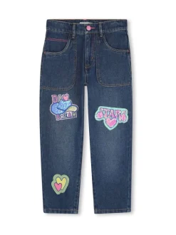 Billieblush Jean en Denim à logo avec détails appliqués Best