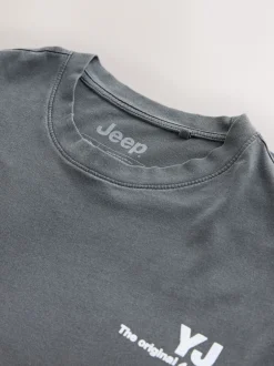 Next - T-shirt imprimé graphique de Noël Jeep grise Online