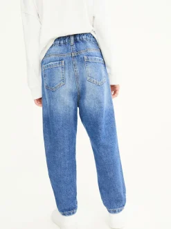 Next Jena bleu - Jean mom 100 % coton (3-16ans) Clearance