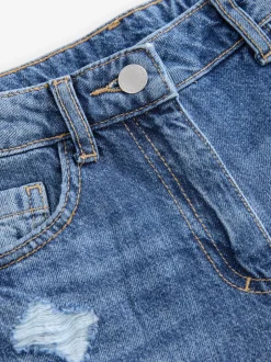 Next Jena bleu - Jean mom 100 % coton (3-16ans) Clearance