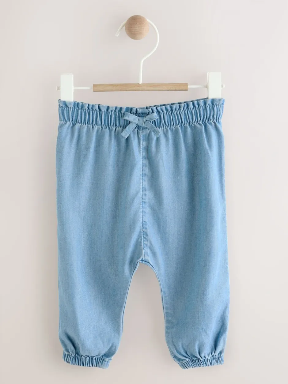 Next Jena bleu - Pantalon bébé en tencel (0mois à2ans) Online