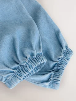 Next Jena bleu - Pantalon bébé en tencel (0mois à2ans) Online