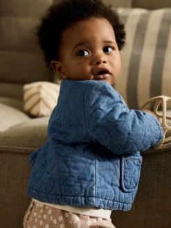 Next Jena bleu - Veste matelassée en jersey pour bébé (0mois à2ans) Best