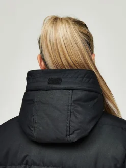 Zavetti Canada Jet Black - Womens Goshawa Puffer Parka Veste Best