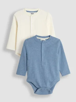 Jojo Maman Bébé Corps nervurés 2 Lot Hot