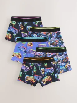 Next Joueur Grafitti - Lot de 5 boxers (2-16ans) Discount
