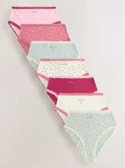 Next Jours de la semaine - Culotte en coton et dentelle 7 Pack Jambe haute taille haute Best