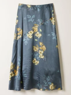 Fat Face Jupe FatFace imprimée en satin Hot