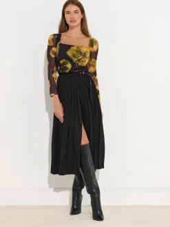 Star by Julien MacDonald Jupe longue plissée Maxi Online