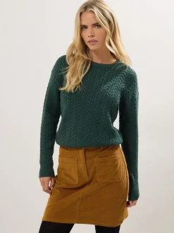 M&Co Jupe Petites tailles Velours côtelé Discount