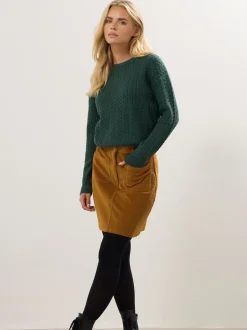 M&Co Jupe Petites tailles Velours côtelé Discount