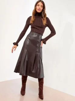 Lipsy Jupe mi-longue plissée Box Online