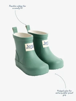 Jojo Maman Bébé kaki - Bottes de bien-être courtes doublées et confortables Outlet