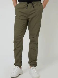 Threadbare kaki - Pantalon style jogger à cordon de serrage Best