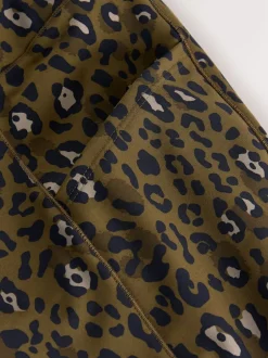 Next Kaki imprimé animal - Legging d’extérieur doublé en polaire à poignée chaude Outlet