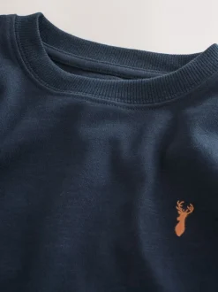 Next Kaki/Fauve/Violet/Marine - Lot de 4 T-shirts à manches longues et confortables (3-16ans) New